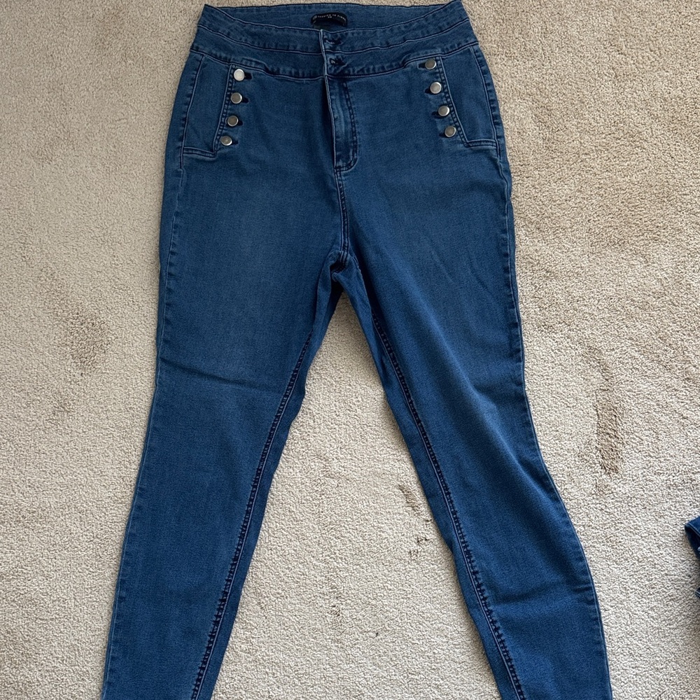 Fashion to Figure High Rise Blue Jeans